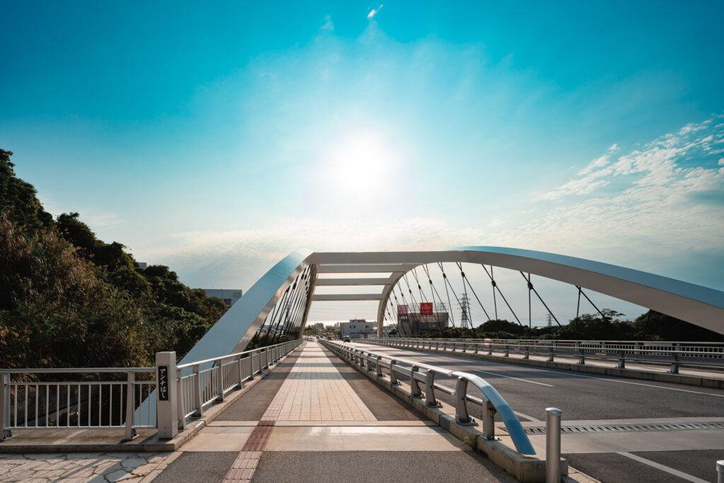 安仁屋（アンナ）橋｜沖縄県宜野湾市｜公共・大規模建築（土木）｜建築写真・竣工写真・インテリア写真｜07